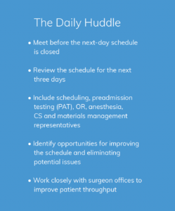 A Daily Huddle List