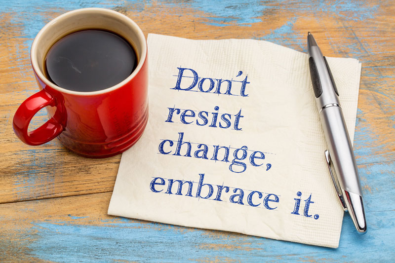 To embrace changes needed, organizations must determine the priorities that are meaningful and realize that most employees are resistance to change.