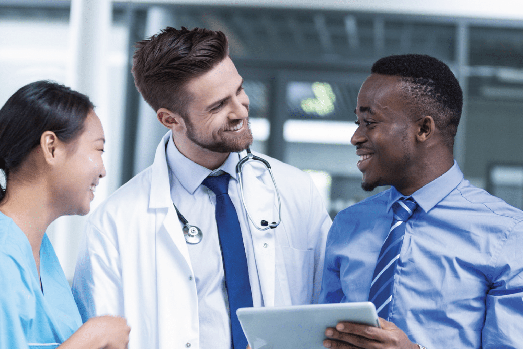 medical and admin group photo